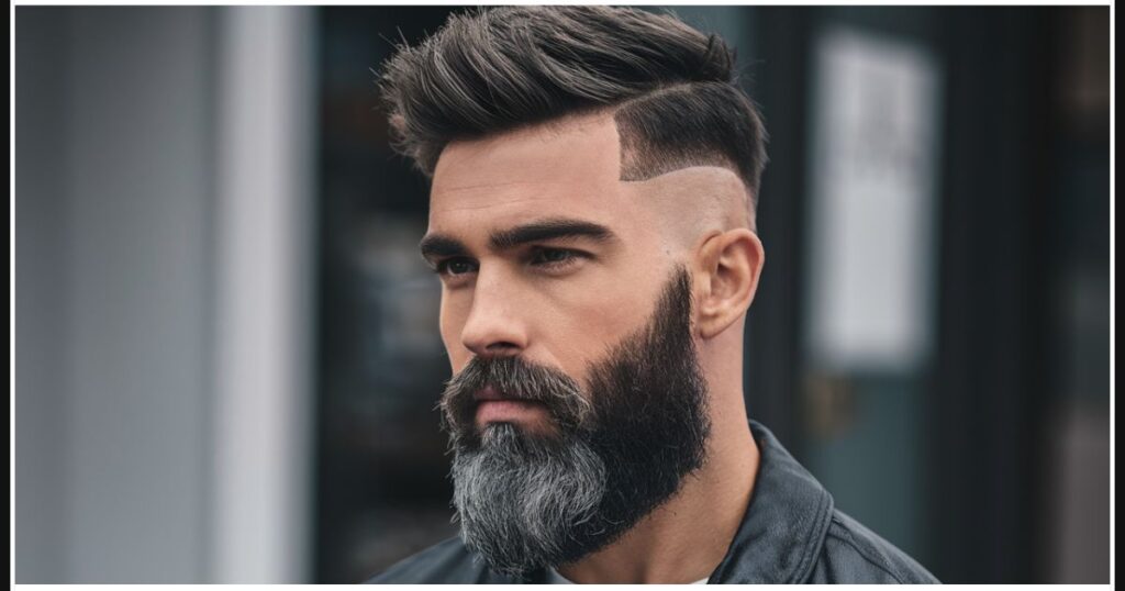 Low Fade with Full Beard