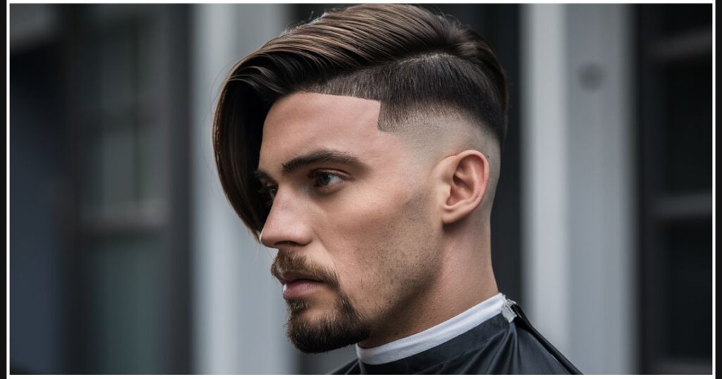 Side-Parted Low Fade